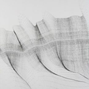 Conversation Of Breath No.6, Ink on canvas, 185x150cm, 2014